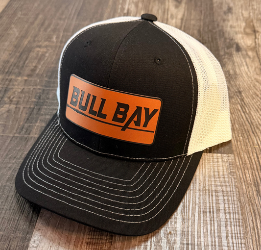 Bull Bay Leather Patch Trucker Hat