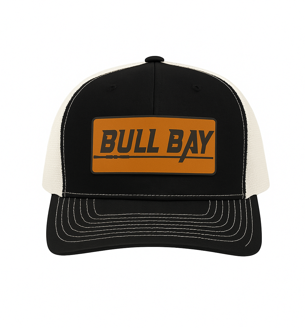 Bull Bay Leather Patch Trucker Hat