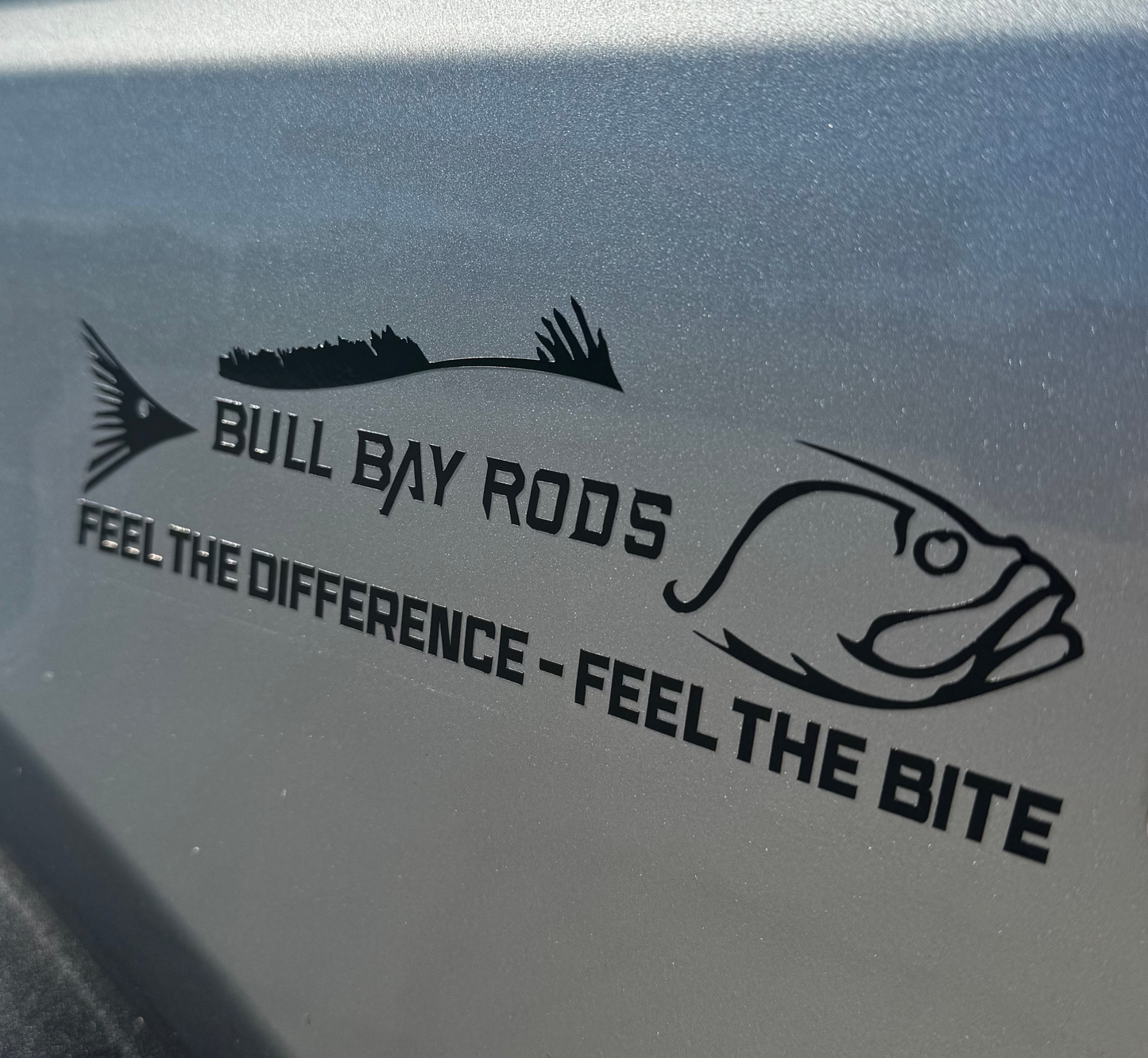 Bull Bay Rods 8" Vinyl Decal