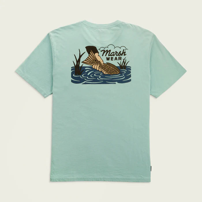 藤原マーシュ Marsh Wear- Release Tee (Cloud) – Bull Bay Tackle Company