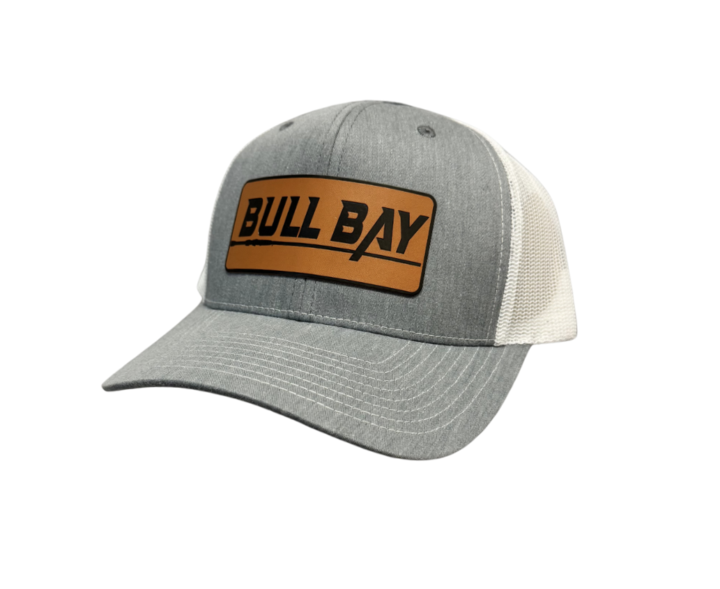 Bull Bay Leather Patch Trucker Hat
