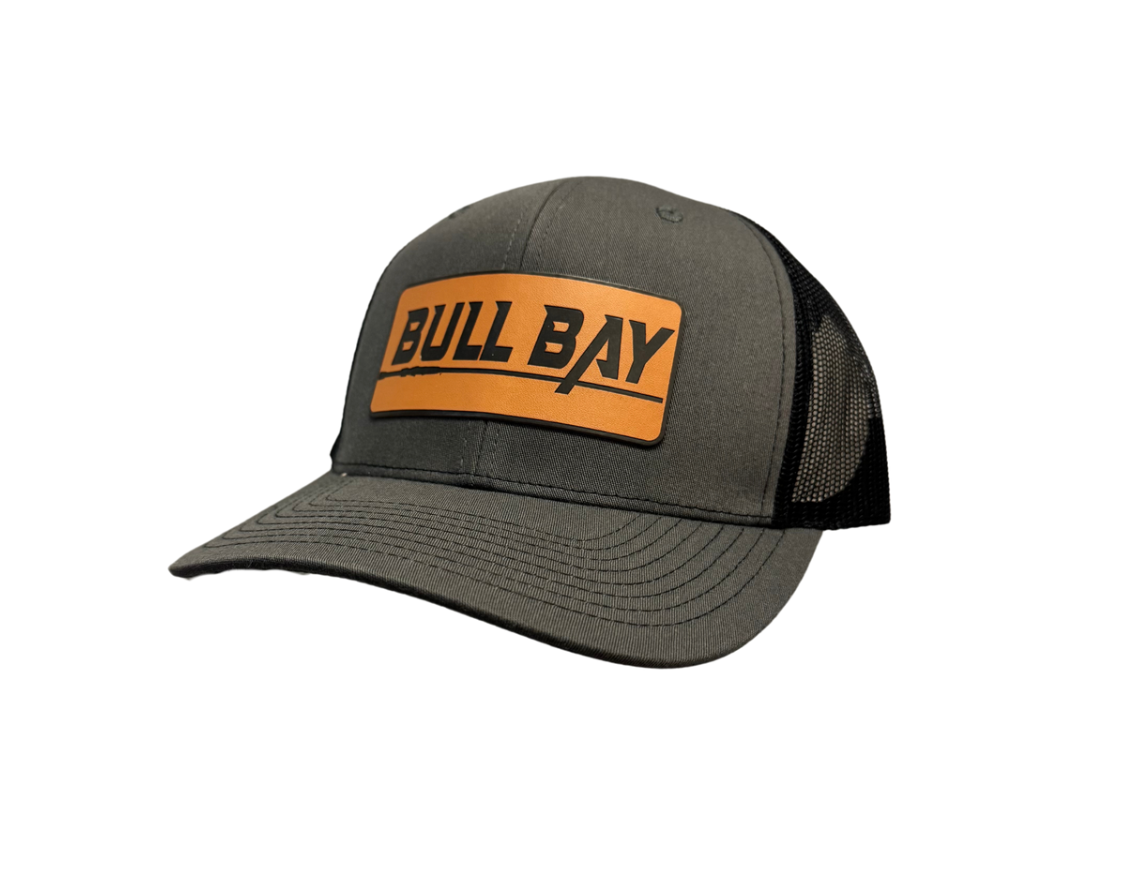 Bull Bay Leather Patch Trucker Hat