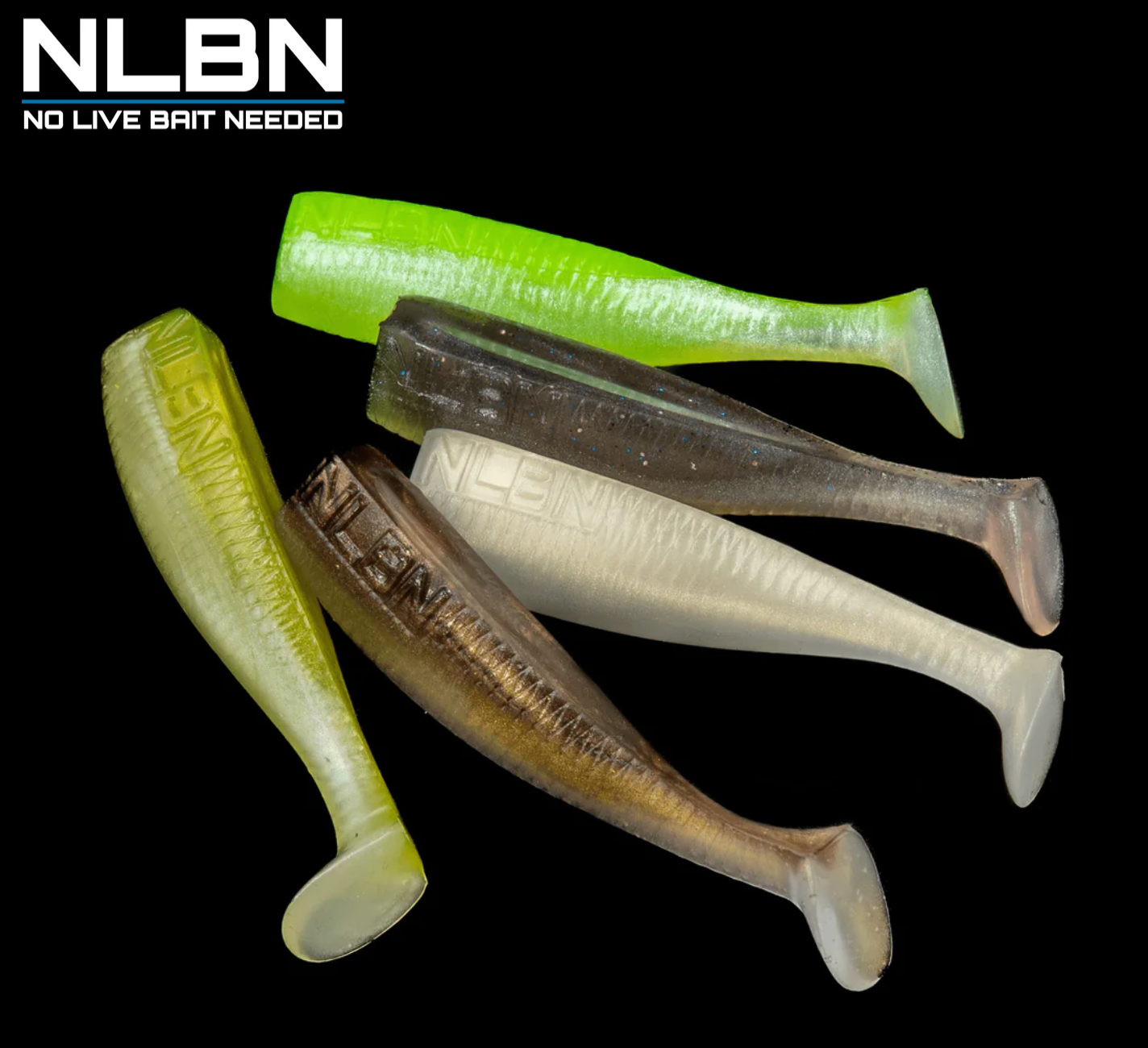 NLBN 3'' Paddle Tail's – Bull Bay Tackle Company