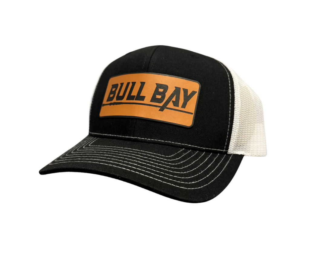 Bull Bay Leather Patch Trucker Hat