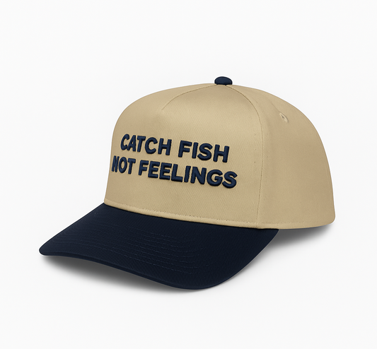 Bull Bay “Catch Fish Not Feelings” Trucker Hat