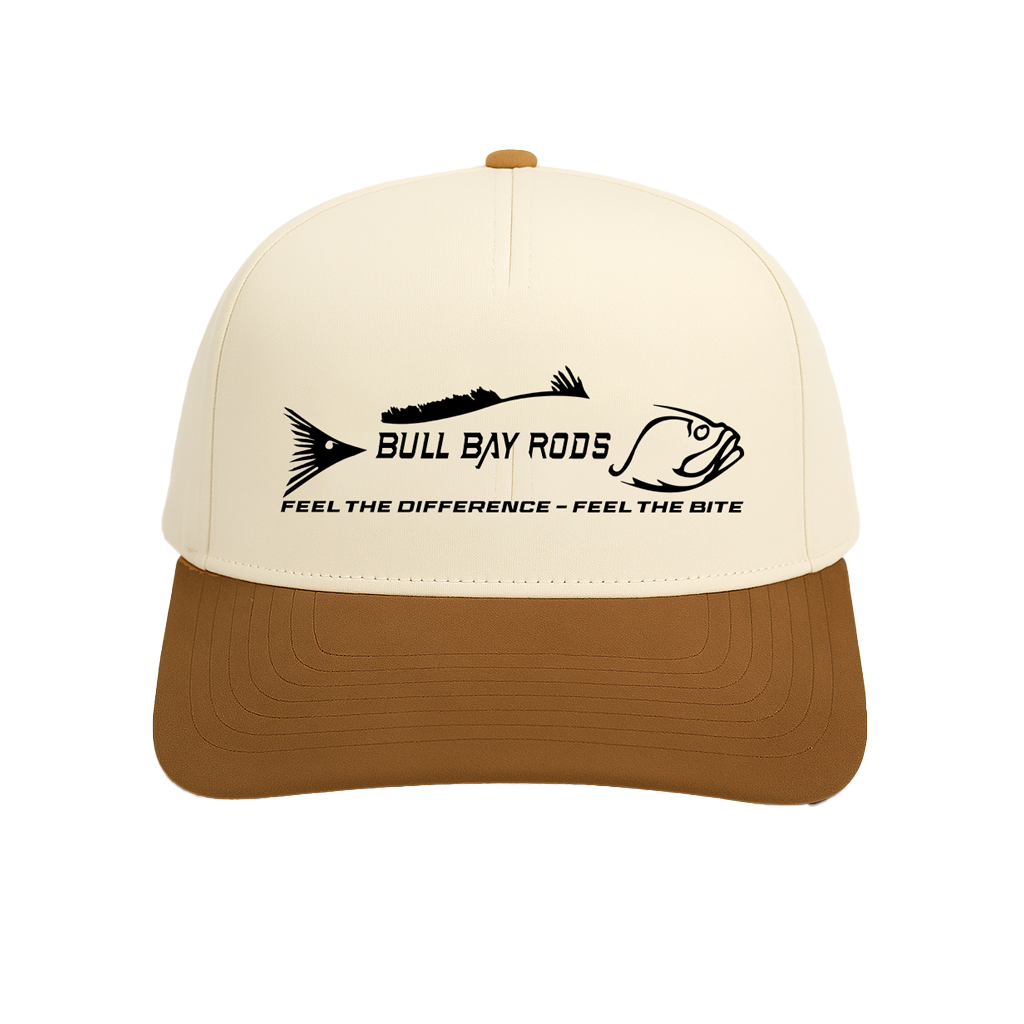 Bull Bay Rods Cream & Tobacco Suede Hat