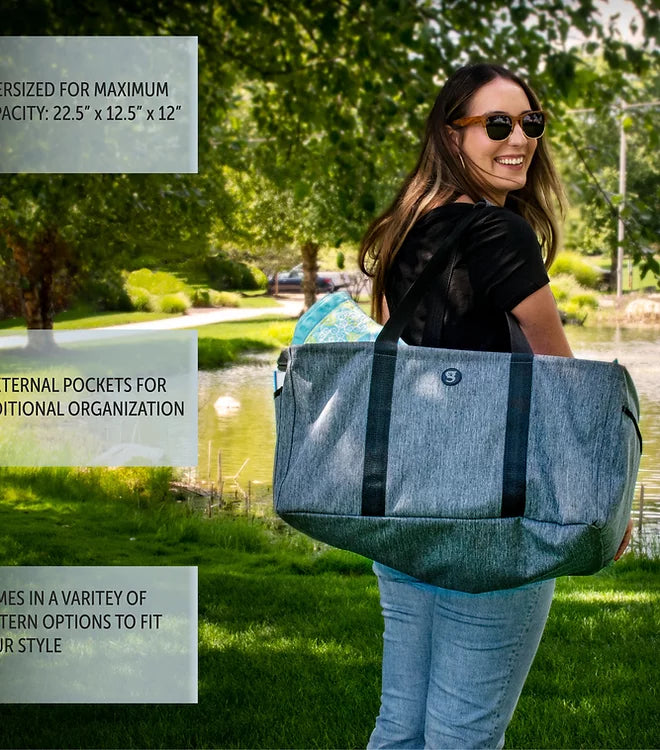 Large clearance utility totes