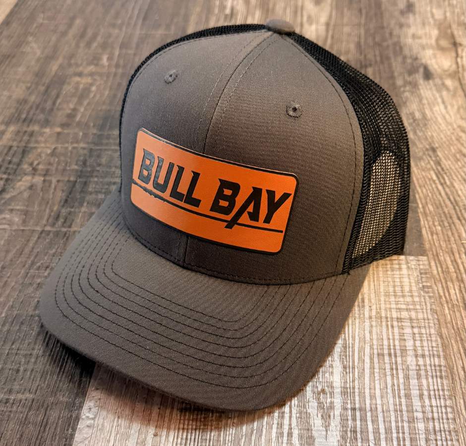 Bull Bay Leather Patch Trucker Hat