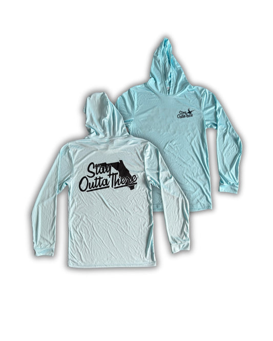 Stay Outta There Blue Hoodie