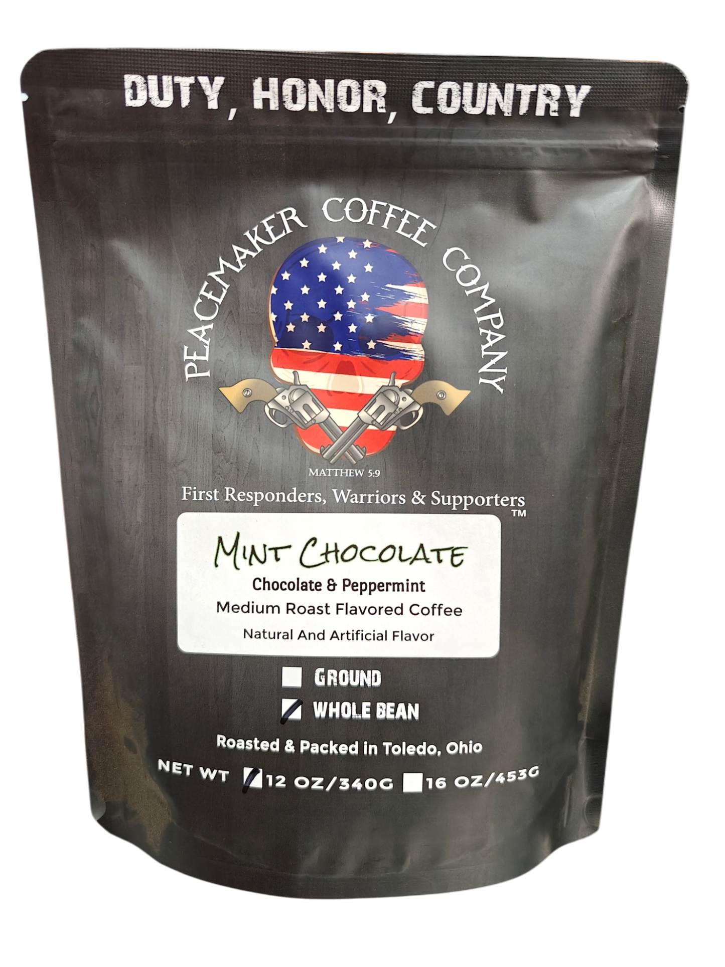 Peacemaker Flavored Ground Coffee - Bourbon Pecan - 12oz