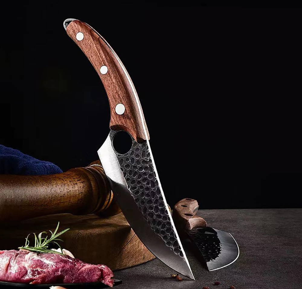 Hand Forged Kitchen Knife 3 Pcs Professional Chef Knife Set.