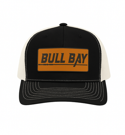Bull Bay Leather Patch Trucker Hat