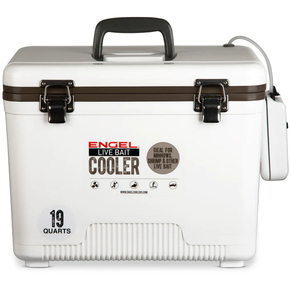 Engel 19 quart Engel Live bait Pro Cooler with Rechargeable Aerator