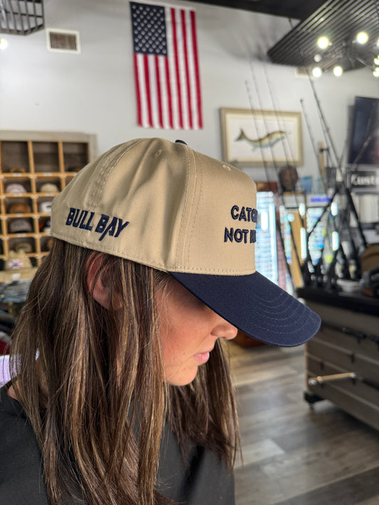 Bull Bay “Catch Fish Not Feelings” Trucker Hat