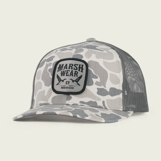 Marsh Wear- Daffy Trucker/Stone Mallard Camo