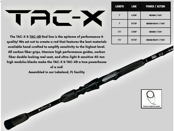 TAC-X Rod 10-20# Medium Heavy