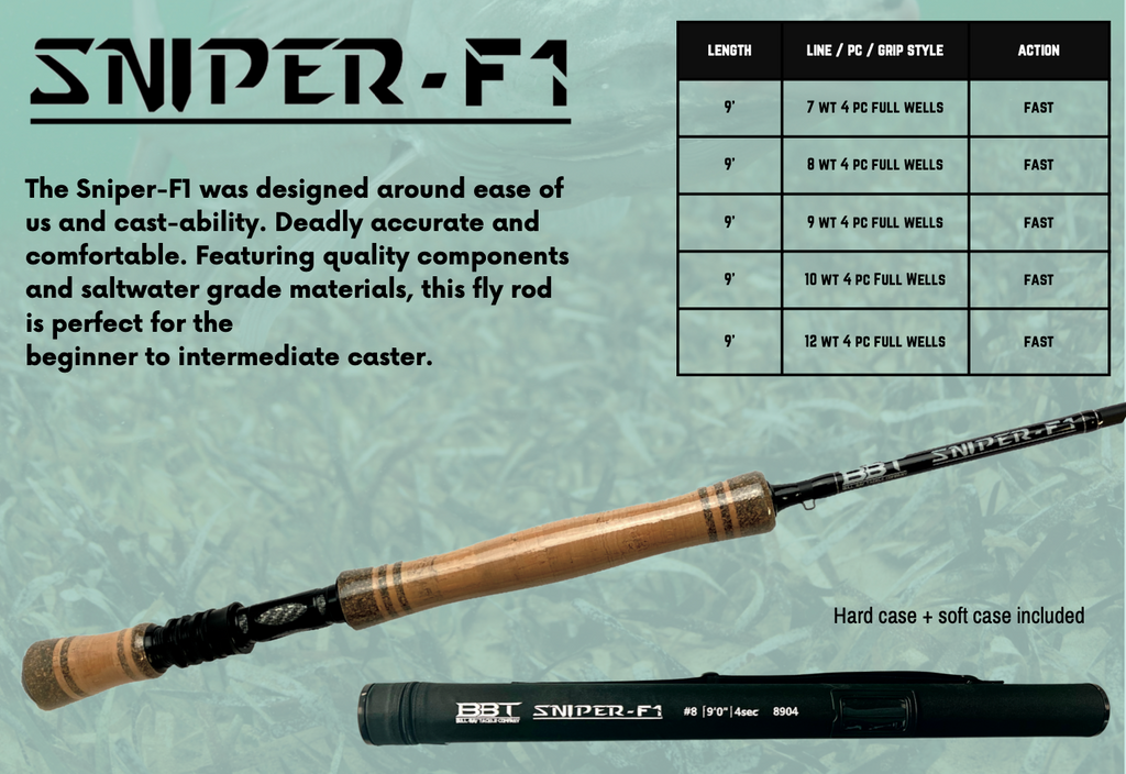 Sniper-F1 Fly Rod – Bull Bay Tackle Company
