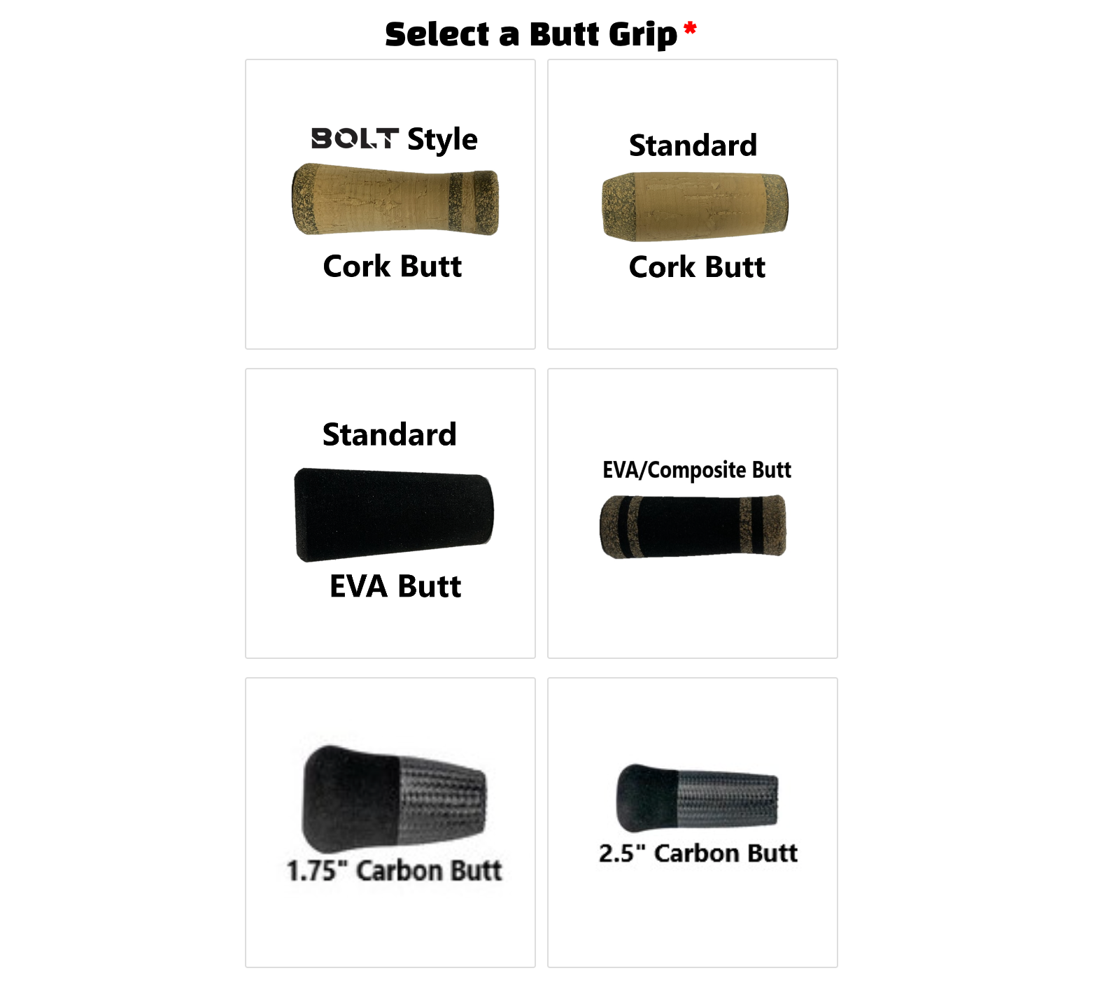baitcasting rod butt size Custom Rod Builder: Artillery Baitcasting – Bull Bay Tackle Company