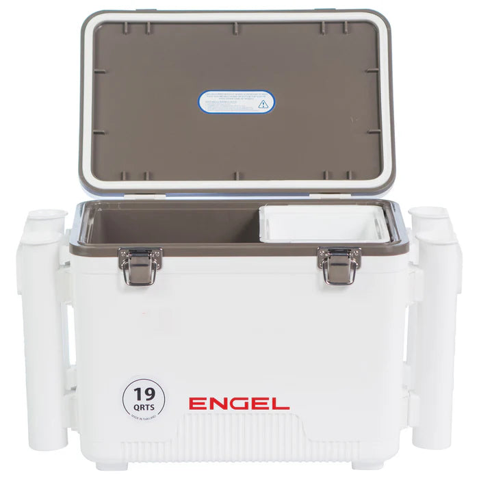 Engel 19 quart Drybox/Cooler with Rod Holders