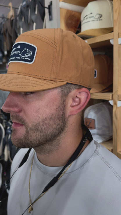Tradesman Hat: Khaki Waxed Canvas