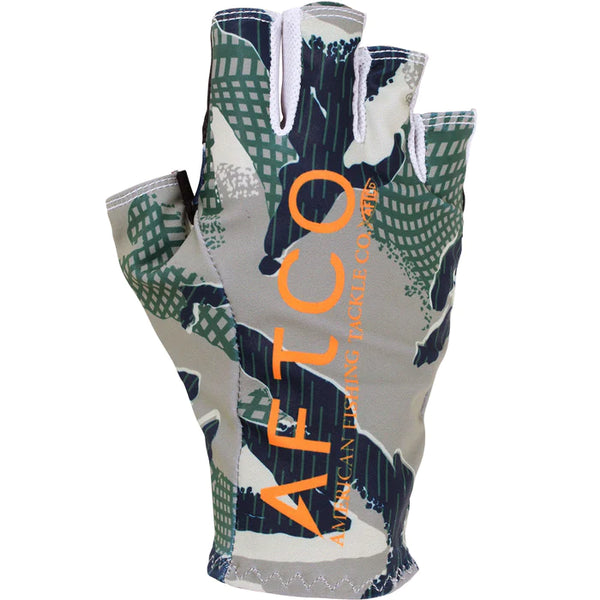 Aftco Solago Sun Green Camo Gloves