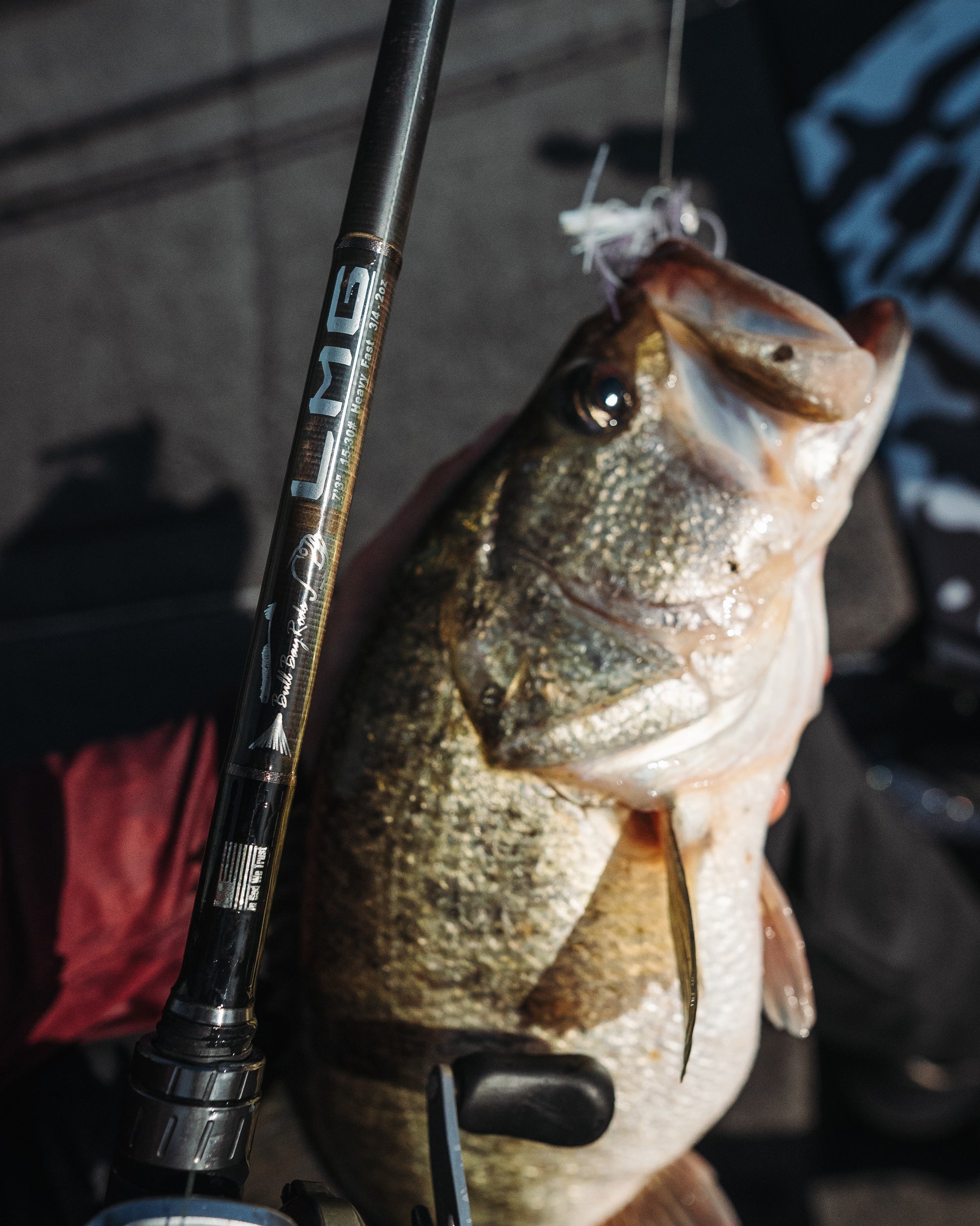 baitcaster jigging rod LMG Baitcasting Rod – Bull Bay Tackle Company