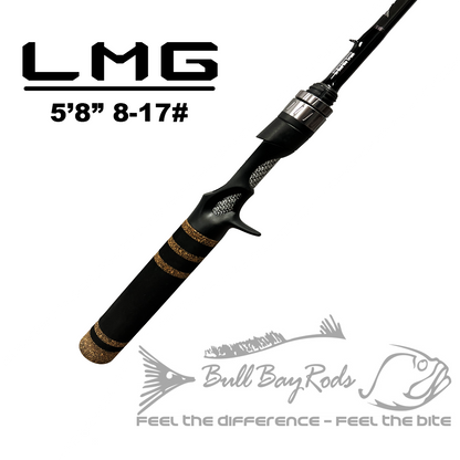 LMG Baitcasting Rod - Shorty - Freshwater/Bass Bull Bay Tackle Company LMG Baitcasting Rod - Shorty - Freshwater/Bass Bull Bay Tackle Company