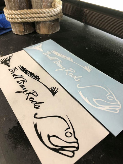 Bull Bay Rods 15" Boat/Car Vinyl Decal